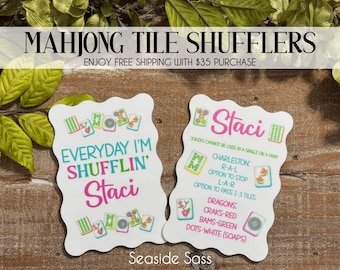 Mahjong Tile Shufflers, Mahjong Accessories, Personalized Mahjong Gifts, Mahjong Shuffler, Mahjong Lover Gift, Mahjong Gift