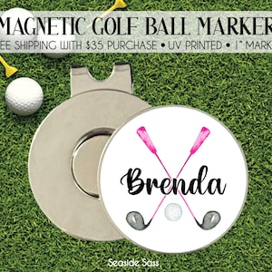 Golf Ball Marker, Girls Golf Weekend Gifts, Golf Gift, Personalized Ball Marker, Personalized Golf Gift, Golf Lover Gift, Golf Team Gifts