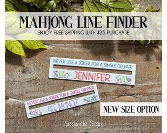 Mahjong Line Reader, Mahjong Accessories, Personalized Mahjong Gifts, Mahjong Line Finder, Mahjong Lover Gift, Mahjong Gift, NEW SIZE