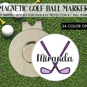 Golf Ball Marker, Girls Golf Weekend Gifts, Golf Gift, Personalized Ball Marker, Personalized Golf Gift, Golf Lover Gift, Golf Team Gifts