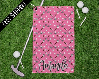 Personalized Golf Towel, Golf Towel, Golf Gift, Golf, Personalized Towel, Sports Towel, Golf Accessories, Golf Gifts, Custom Golf Towel