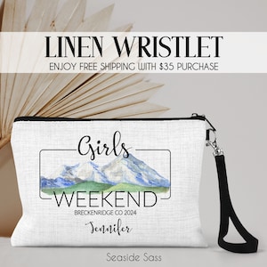 Personalized Girls Trip Bag, Girls Weekend Gifts, Personalized Mountain Girls Weekend, Girls Trip Bag, Girls Trip Gift, Personalized Gifts