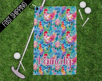 Personalized Golf Towel, Golf Towel, Golf Gift, Golf, Personalized Towel, Sports Towel, Golf Accessories, Golf Gifts, Custom Golf Towel