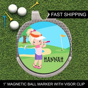 Personalized Golf Ball Marker, Girls Golf Weekend Gifts, Golf Gift, Personalized Ball Marker, Personalized Golf Gift, Golf Lover Gift