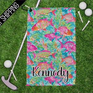 Personalized Golf Towel, Golf Towel, Golf Gift, Golf, Personalized Towel, Sports Towel, Golf Accessories, Golf Gifts, Custom Golf Towel