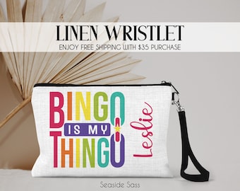 Personalized Bingo Bag, Lucky Bingo bag, Personalized bag, Bingo Bag, Gift for her, Bingo gift, Gift for Grandma Grandpa, Bingo Money