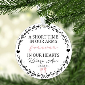 Infant Loss Ornament, Sympathy Gift, Memorial Ornament, Stillbirth Ornament, Miscarriage Ornament, Child Loss Gift, Child Loss Ornament