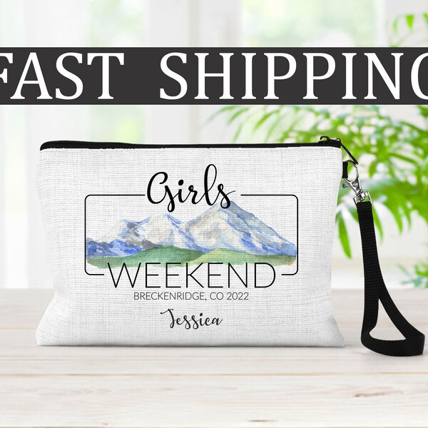 Personalized Girls Trip Bag, Girls Weekend Gifts, Personalized Mountain Girls Weekend, Girls Trip Bag, Girls Trip Gift, Personalized Gifts