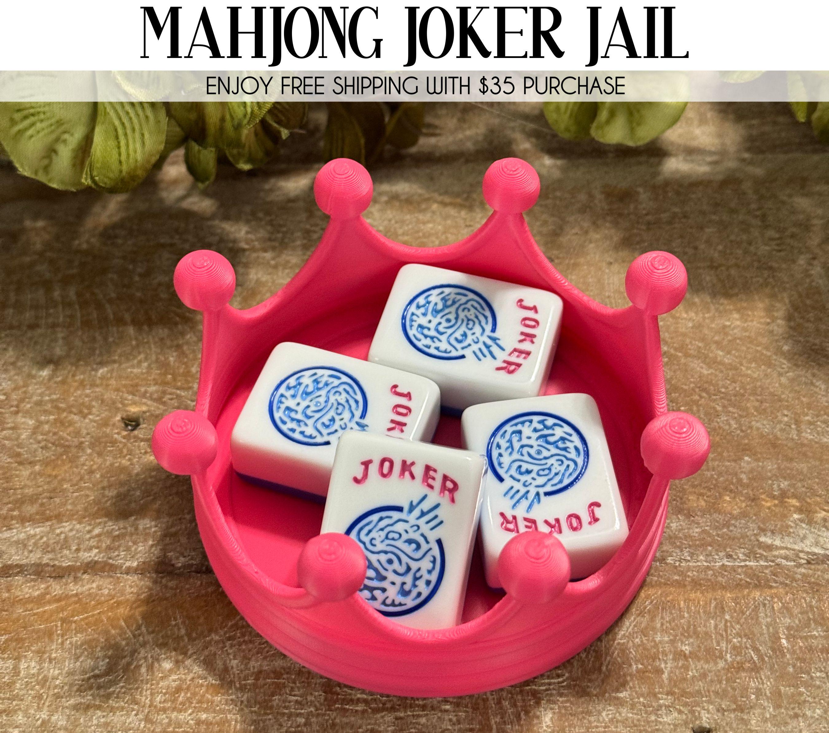 Mahjong Joker Holder | Crown Tile Tray for Discards | Mahjong