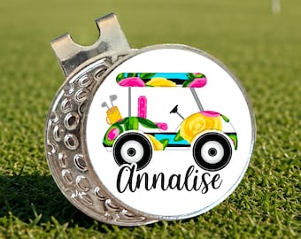 Personalized Golf Ball Marker, Girls Golf Weekend Gifts, Golf Gift, Personalized Ball Marker, Personalized Golf Gift, Golf Lover Gift