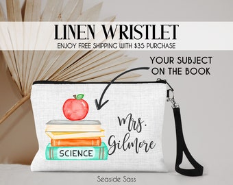 Personalized Teacher Survival Kit Bag, Teacher Gift Ideas, Teacher Appreciation Gift, Favorite Teacher Bag, Pencil Pouch, End Of School Gift