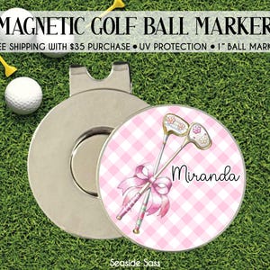 Golf Ball Marker, Girls Golf Weekend Gifts, Golf Gift, Personalized Ball Marker, Personalized Golf Gift, Golf Lover Gift, Golf Team Gifts