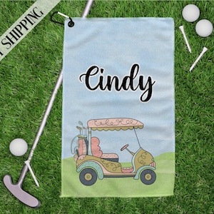 Personalized Golf Towel, Golf Towel, Golf Gift, Golf, Personalized Towel, Sports Towel, Golf Accessories, Golf Gifts, Custom Golf Towel