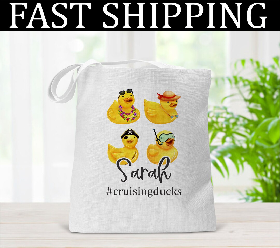 Cruise Tote Bag, Cruising Ducks Bag, Cruising Ducks, Bag for Cruise