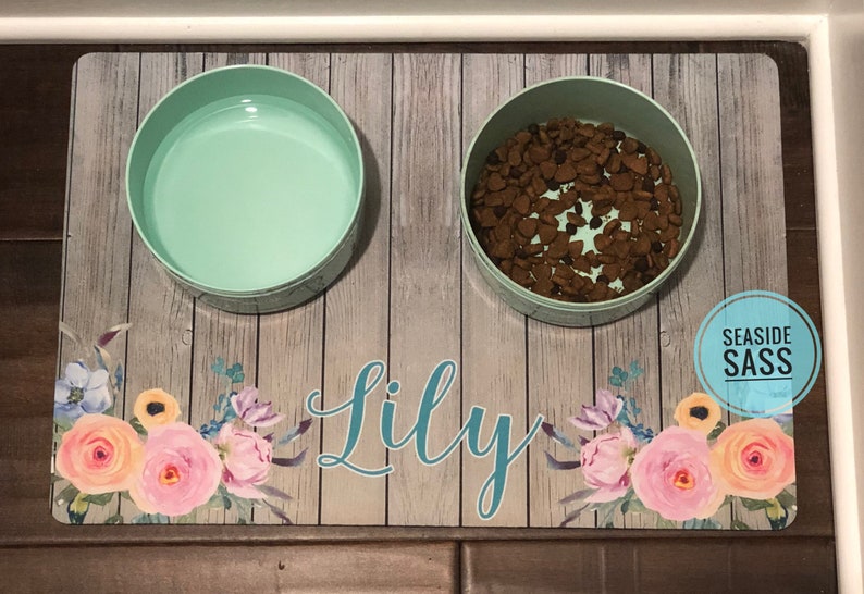 Pet mat Personalized Pet bowl mat pet feeding mat new puppy supplies pet bowl mat custom pet bowl mat