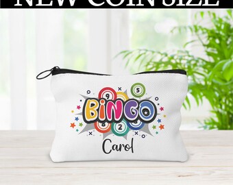 Sfodiary Bingo Queen Kosmetiktasche – Pink, 25 X 17 Cm, Aus Oxford-Stoff, Perfekt Als Geschenk Für Bingo- Und Casino-Fans