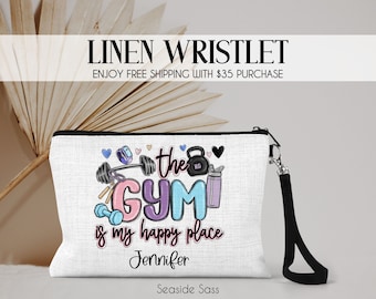 Personalized Gym Bag, Personalized Barbell Make Up Bag, Custom Workout Toiletry Bag, Lifting Gift Ideas, Weight Lifting, Gym Gift, Gym Bag