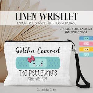 First Aid Bag, Band-Aid Bag, First Aid Bag For Car, Personalized Gift, Personalized First Aid Pouch, Bag for Band-Aids, Pouch for Bandages