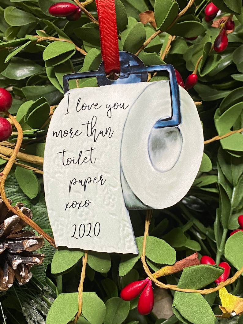 2020 ornament toilet paper ornament pandemic ornament 2020