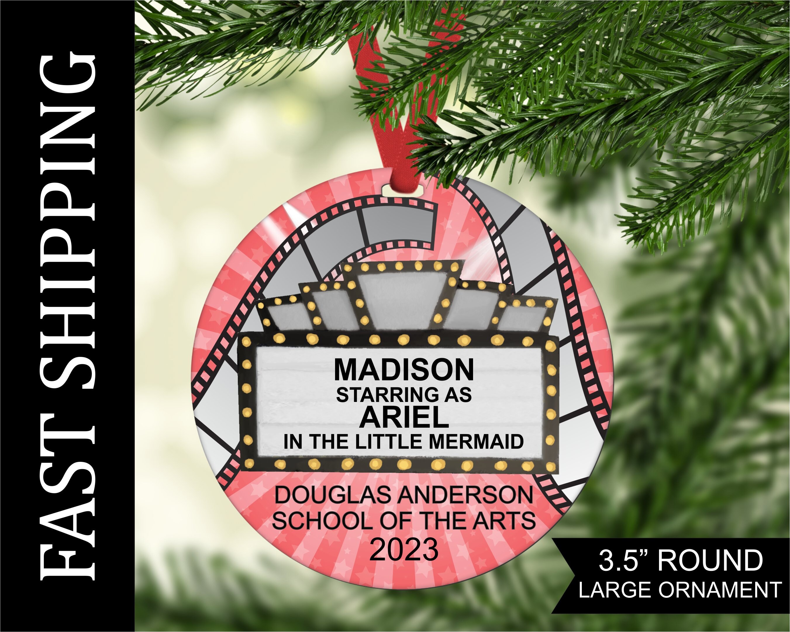 Legally Blonde Broadway Ornament - Musical Theater Christmas Tree Decoration