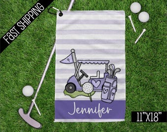 Personalized Golf Towel, Golf Towel, Golf Gift, Golf, Personalized Towel, Sports Towel, Golf Accessories, Golf Gifts, Custom Golf Towel