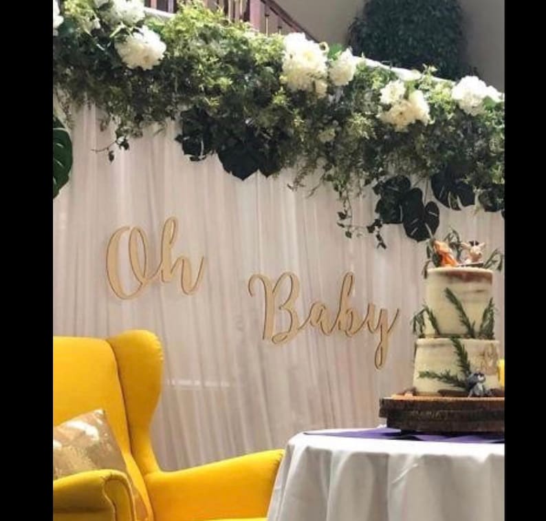 baby shower decoration oh baby back drop oh baby wooden cutout baby shower baby shower backdrop oh baby sign oh baby backdrop oh baby