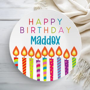 Personalized Birthday Plate, Personalized Cake Plate, Personalized Gift, Birthday Gift, Celebration Plate, Birthday Celebration Plate