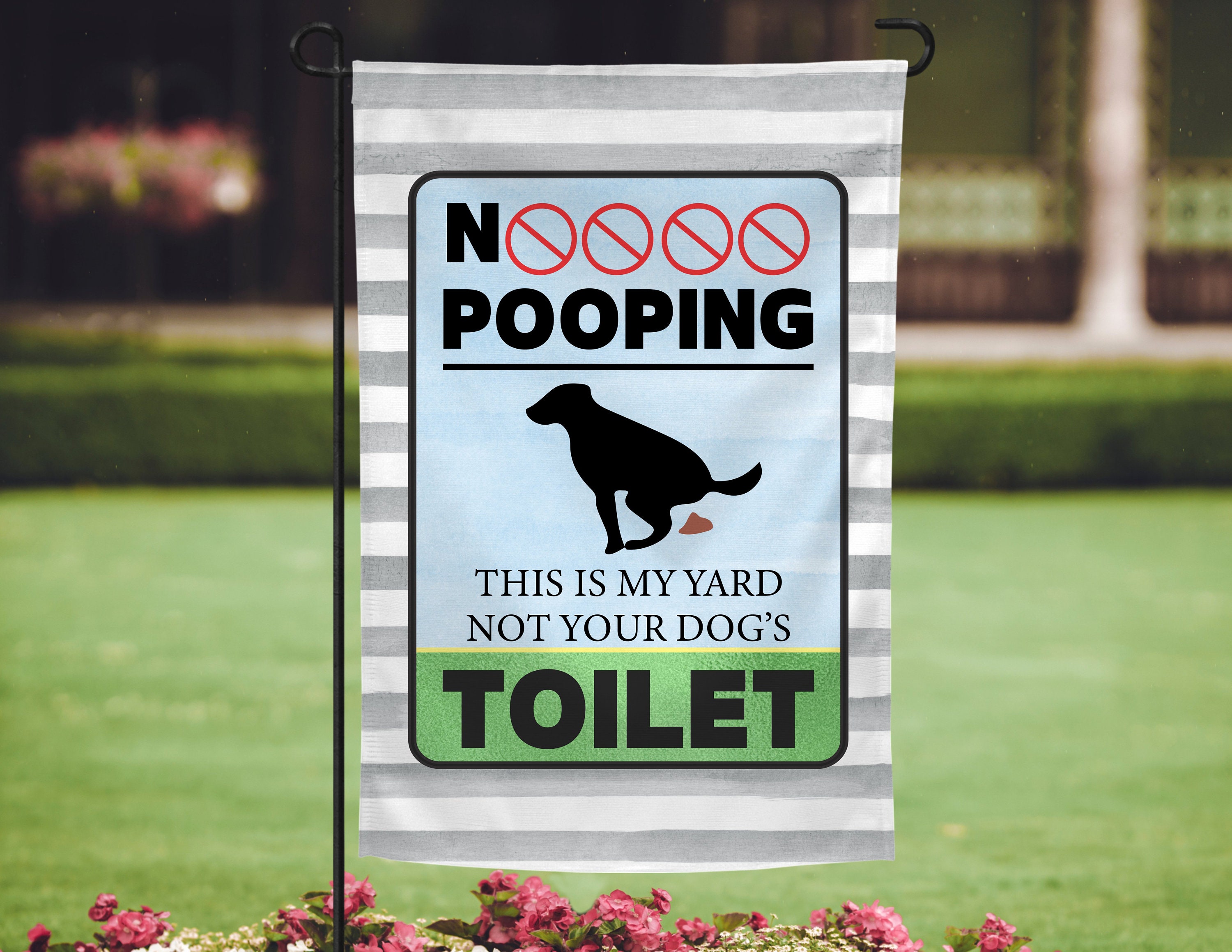 can i put dog poop in my garden