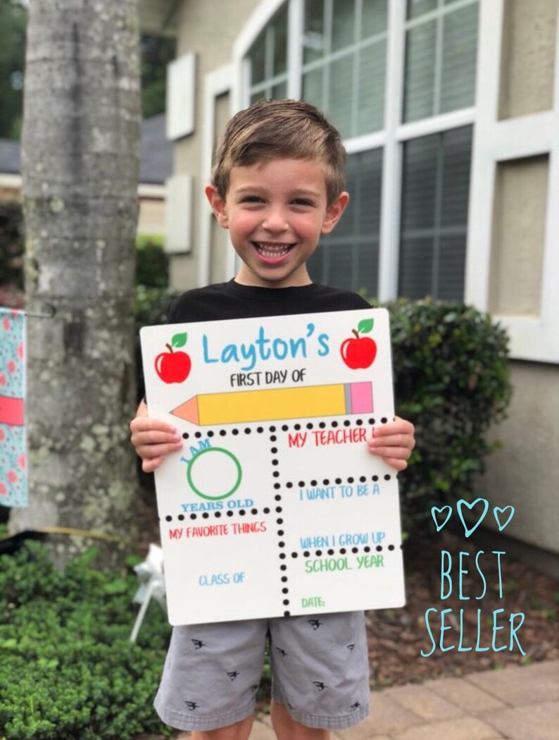 First day of school dry erase board, first day of school sign, school sign, dry erase board, last day of school sign, last day of school 