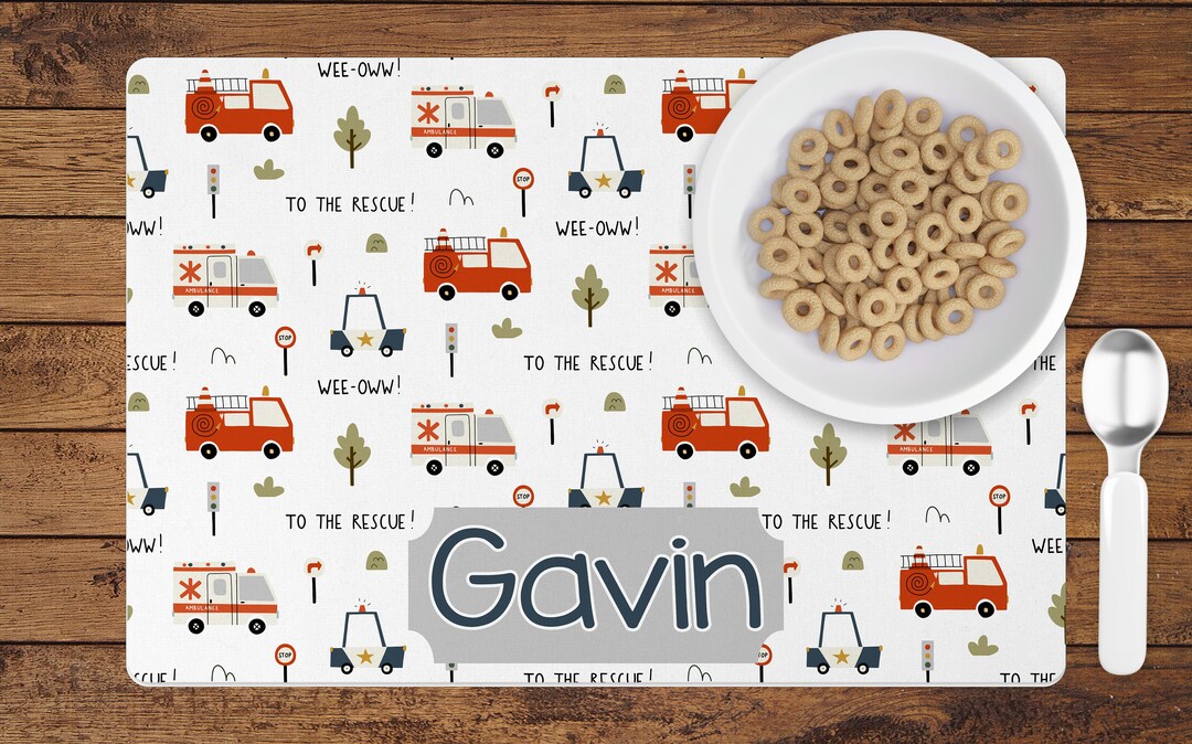 Personalized Kids Placemat Kids Placemat Custom Kids Mat Etsy Australia