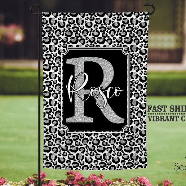 Glitter Garden Flag Etsy