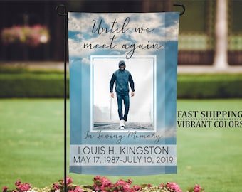Memorial garden flag, personalized garden flag, custom garden flag, garden flag, personalized flag, memorial flag, cemetery flag