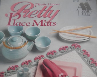 Pattern Leaflet #87T53 Annie/'s Attic Pretty Place Mats