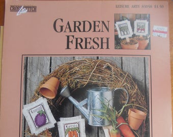 Garden Fresh, Leisure Arts, Pattern Leaflet #83058, 1993