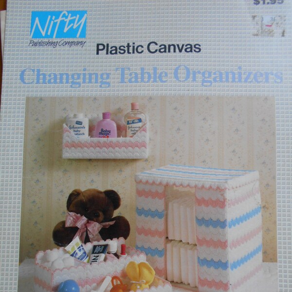 Changing Table Organizers, Nifty Publishing, Pattern Leaflet, 1990