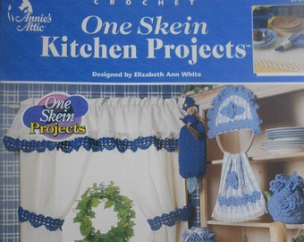 One Skein Kitchen Projects, Annie's Attic, Pattern Leaflet #872411, 2000