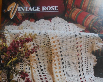 Vintage Rose, Annie's Attic, Pattern Leaflet #2206-02, 1994