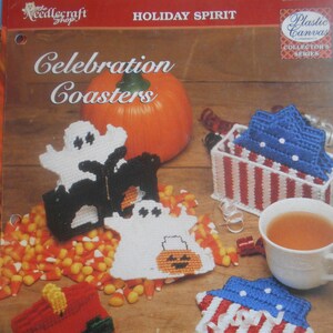SALE!!** Celebration Coasters, Needlecraft Shop, Pattern Leaflet #954011, 1995