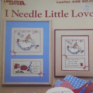 I Needle Little Love, Leisure Arts, Pattern Leaflet #438, 1986