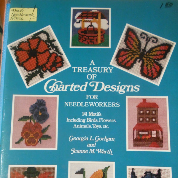 A Treasury of Charted Designs, Dover Needlework, Pattern Leaflet, 1977