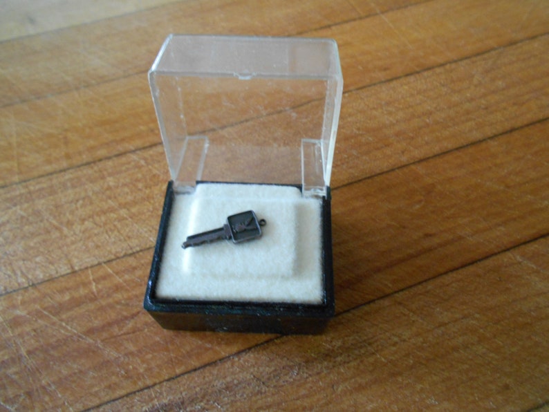 Free Shipping Vintage Playboy Bunny Key Tie TackPin