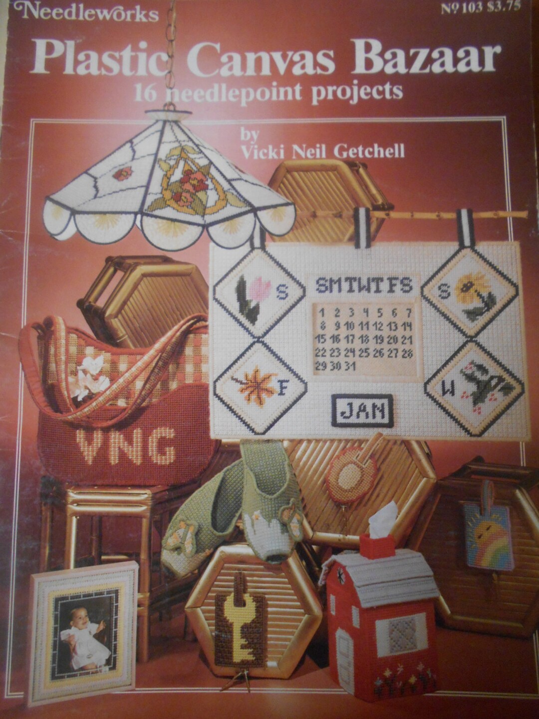 Plastic Canvas Bazaar, Needleworks, Pattern Leaflet 103, 1981 Etsy