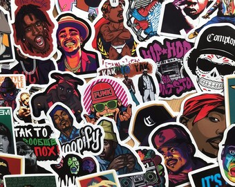Rap Hip Hop Sticker Sets | Sets of 5