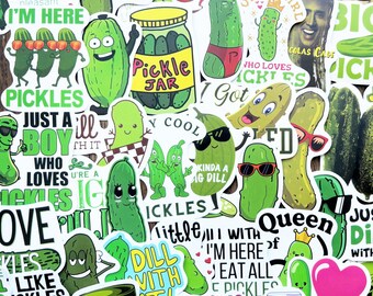 Pickle Lover Vinyl Stickers | Comedy Novelty