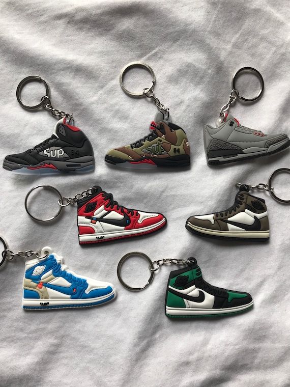 Puñalada Salto Retencion Nike Jordan Llaveros Personalizados / Llaveros - Etsy España