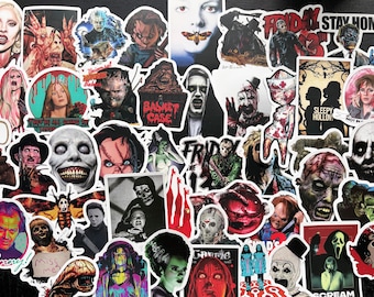 Horror Movie Film Style Vinyl Stickers
