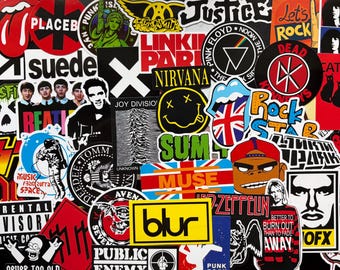 Rock Metal Punk Hxc Vinyl Stickers