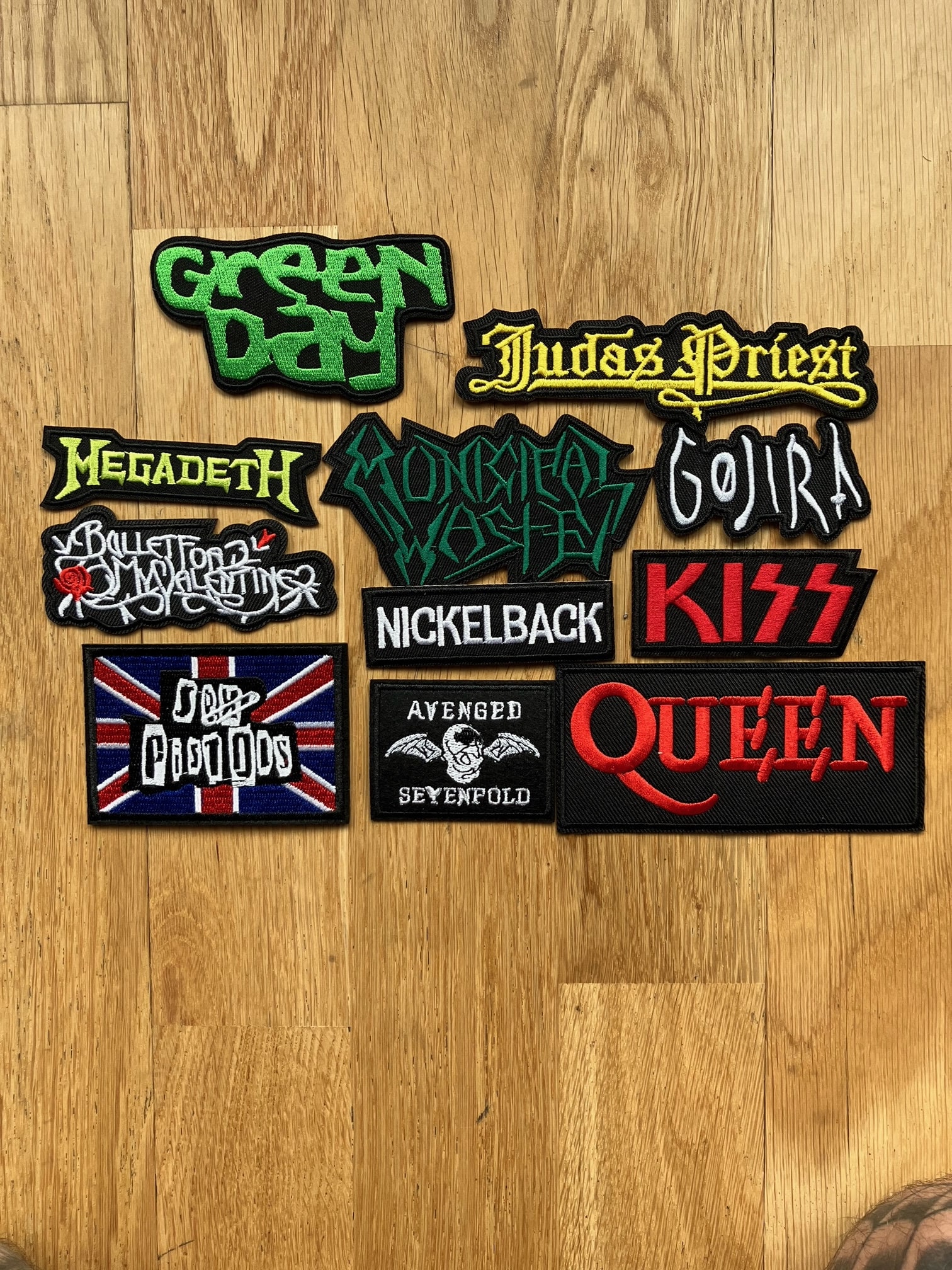 Punk Rock Metal Band Iron/sew on Patches Patch Pop Metal Etsy