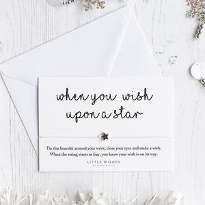 stocking filler, chrsitmas wish bracelet