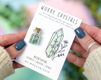 Aventurine Worry Crystals | Token Gift | Keepsake | Worry Stones | Natural Crystal | Thoughtful Gift | Letterbox Gift